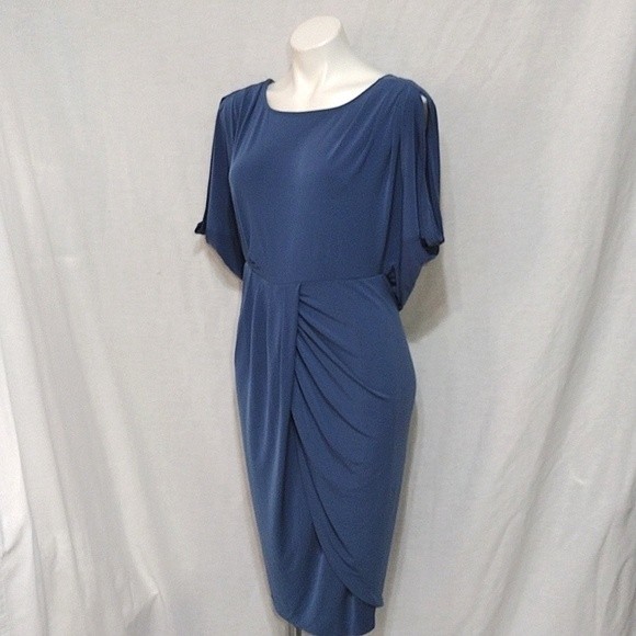 Victoria's Secret Draped Front Wrap Cocktail Dress Medium - Picture 4 of 10